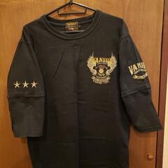 vanson  絶版七分袖 Tシャツ プリント&刺繍 Lサイズ 古着 の画像