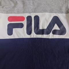 FILA　ロゴプリント　長袖　カットソー　130cm　バングラデシュ製の画像