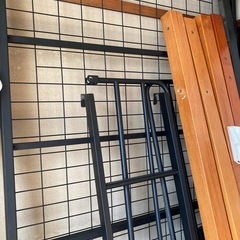天然木&スチールロフトベッド
の画像
