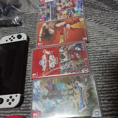 最終モデル！任天堂　SWITCH　有機ELモデル　カセット付き！　配達無料　の画像