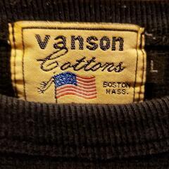 vanson  絶版七分袖 Tシャツ Lサイズ 古着 
の画像