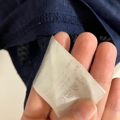【ミズノ】ゴルフウェア　ゴルフシャツ　半袖シャツ　ネイビー ポロシャツ LLの画像