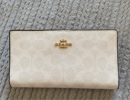 Coach コーチ スリム ジップ ウォレット・シグネチャー キャンバス