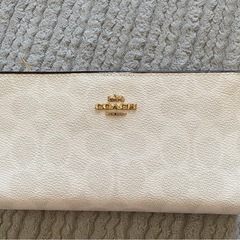 Coach コーチ スリム ジップ ウォレット・シグネチャー キャンバスの画像