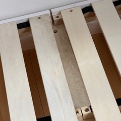 カビあり　すのこベッド　引取限定　の画像