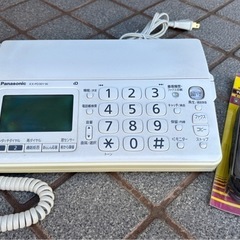 【あげます】FAX Panasonic KX-PD301-W テ...