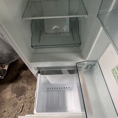  日立 154L 2ドア冷蔵庫 RL-154JA 2019年製 自動霜取りファン式 ホワイト　お近くなら無料配達いたします。の画像