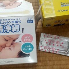 スポンジブラシ。使い捨て手袋。介護用品。の画像