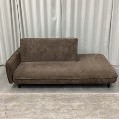 KH-39【新入荷　リサイクル品】ソファベッド　ブラウンの画像