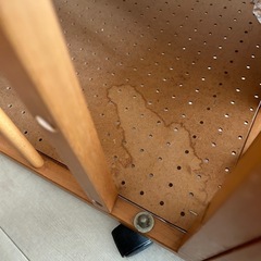 木製　ベビーベッドの画像