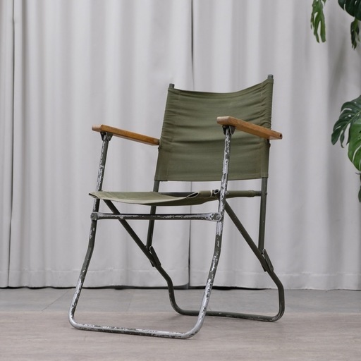 KH-41【新入荷　リサイクル品】イギリス軍（オリジナル）ローバーチェア　グリーン