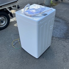 【札幌市内の方配達送料無料】説明書つき！AQUA 4.5kg 縦型洗濯機 一人暮らし 2021年製 白の画像