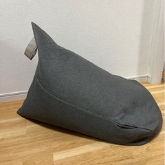 ビーズクッション（三角クッション）アッシュグレー
の画像
