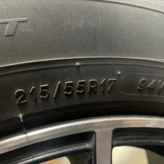 weds 17インチ ブラックポリッシュ スポークアルミ4本タイヤホイールセットの画像