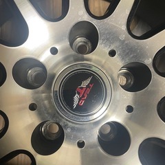 weds 17インチ ブラックポリッシュ スポークアルミ4本タイヤホイールセットの画像
