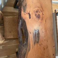 一枚板テーブル　屋久杉の画像