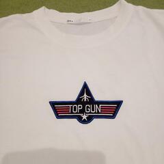 新品トップガンワッペン付tシャツメンズMの画像