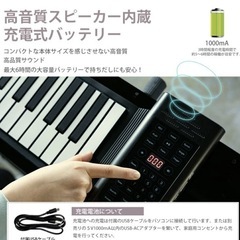 お取引先決定しました/CARINA ロールアップピアノ　61鍵盤の画像