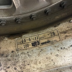 Weds PALERMO アルミホイール　15インチの画像