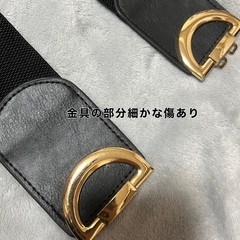 SHEIN 黒色 ウエストベルトの画像