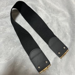 SHEIN 黒色 ウエストベルトの画像