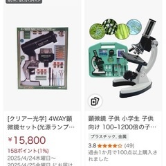 顕微鏡の画像