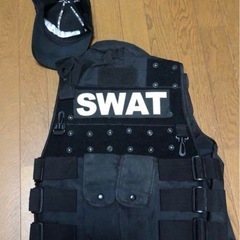 コスプレ　SWAT ジャケット　キャップ付きの画像