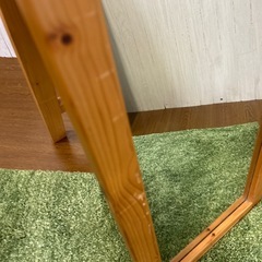 【リユース☆エコちょっぷ】ナチュラルウッド　木目　ミラー　姿見の画像