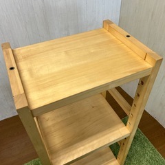 【リユース☆エコちょっぷ】木製ラック　観葉　ランドセルラック　キッズ　の画像