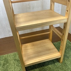 【リユース☆エコちょっぷ】木製ラック　観葉　ランドセルラック　キッズ　の画像