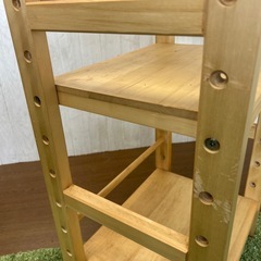 【リユース☆エコちょっぷ】木製ラック　観葉　ランドセルラック　キッズ　の画像