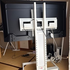 譲り先決定　50インチ2020年製4kテレビ&テレビ台　　の画像