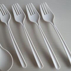 樹脂製 スプーン 🥄 フォーク 🍴の画像