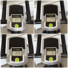【超美品‼️】定価76,800円♪ FITBOX バイタルセンサー付き スピンバイク エアロバイク トレーニング フィットネス ダイエット ブラック♪の画像
