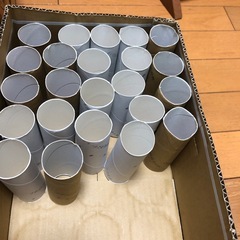 夏休みの工作にトイレットペーパーの芯の画像