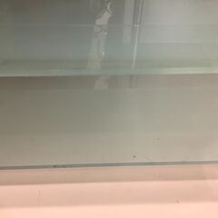 ガラステーブル ローテーブル リビングテーブル テーブル ガラス  訳アリキャスター付き 可動式の画像