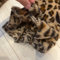 古着 ヒョウ柄 レッグウォーマー カチューシャの画像