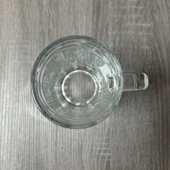 ガラス製　ジョッキ　2個セット　の画像