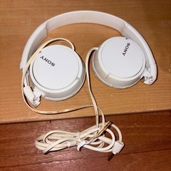 GYP0815 SONY ソニー ホワイトヘッドホン MDR-ZX110  の画像