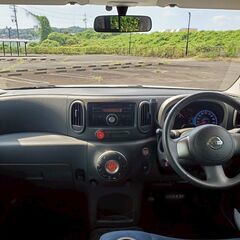 H24y　キューブ　3.3万km　15Xインディゴ+プラズマ　パールホワイト　車検：無し（車検整備費用込）の画像