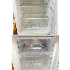 ジ354/ ニトリ NITOR 2ドア冷蔵庫 106L グラシア NTR-106WH ホワイト　2020年製  一人暮らしの画像