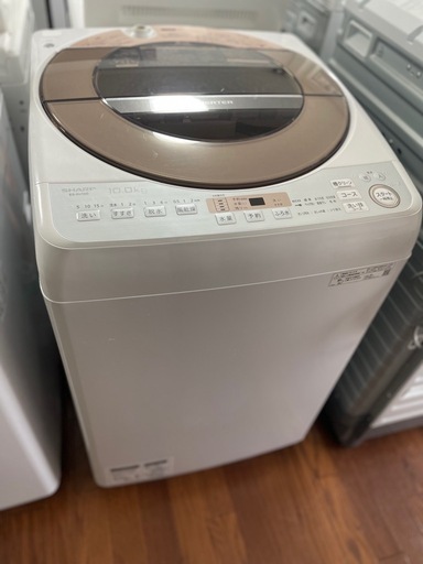 送料・設置込み可　洗濯機　10kg SHARP 2019年【分解クリーニング済み】