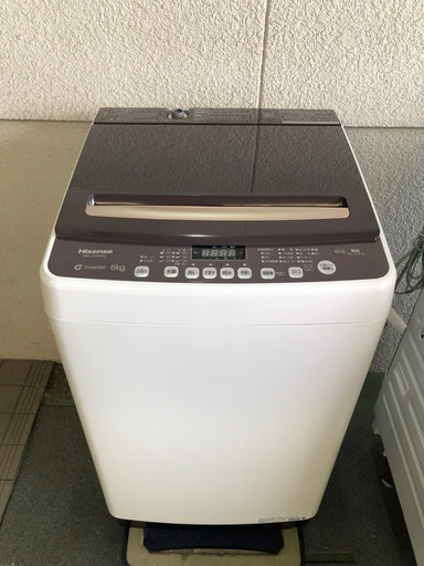 ハイセンス　2023年製　8kg 洗濯機