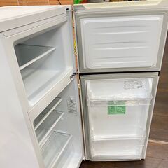 ジ356/ ハイセンス Hisense  2021年 2ドア 冷凍冷蔵庫 120L HR-B1202  耐熱約100℃トップテーブル 大容量ドアポケットの画像