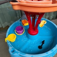 コストコ　ウォーターテーブル　水遊び　プールの画像