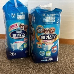 マナーウェア 高齢犬用 紙オムツ M 28枚 2袋の画像