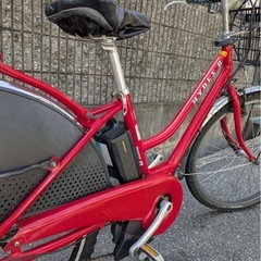 HYDEE II 電動アシスト自転車 レッドの画像