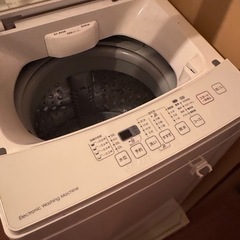 【値下げしました‼︎8/30マデ】洗濯機 ニトリ シンプル‼︎の画像