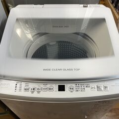 ☆美品 AQUA アクア 10kg 縦型インバーター洗濯機 AQW-V10P ガラストップ 2023年製の画像