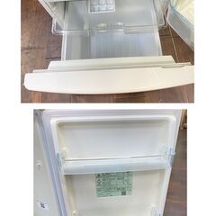 ジ363/ Panasonicパナソニック 2ドア冷凍冷蔵庫 NR-BW14CJ-W 2019年製の画像